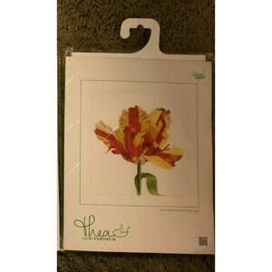 THEA GOUVERNEUR Cross Stitch Kit 519A Red/Yellow Parrot tulip NEW IN PACKAGE Z21